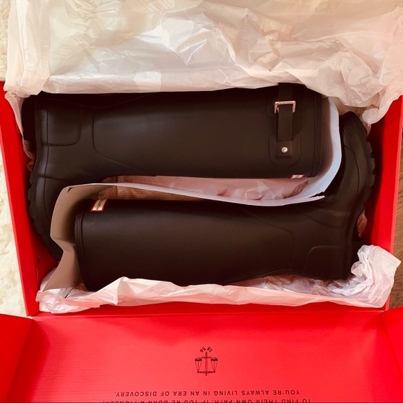 NWT Tall Hunter Rainboots 8 - Picture 3 of 6
